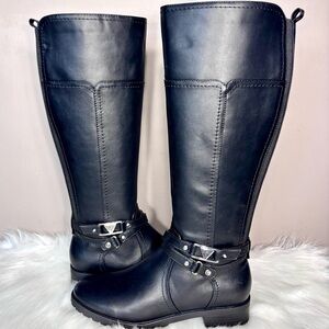 GUESS  Tall Moto Boots w/Ankle Straps